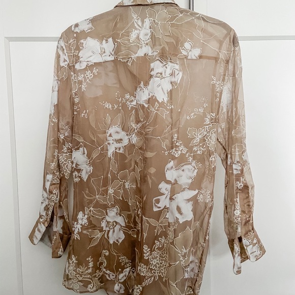 DOLCE & GABBANA Floral Embroidered Button Down - Picture 3 of 3